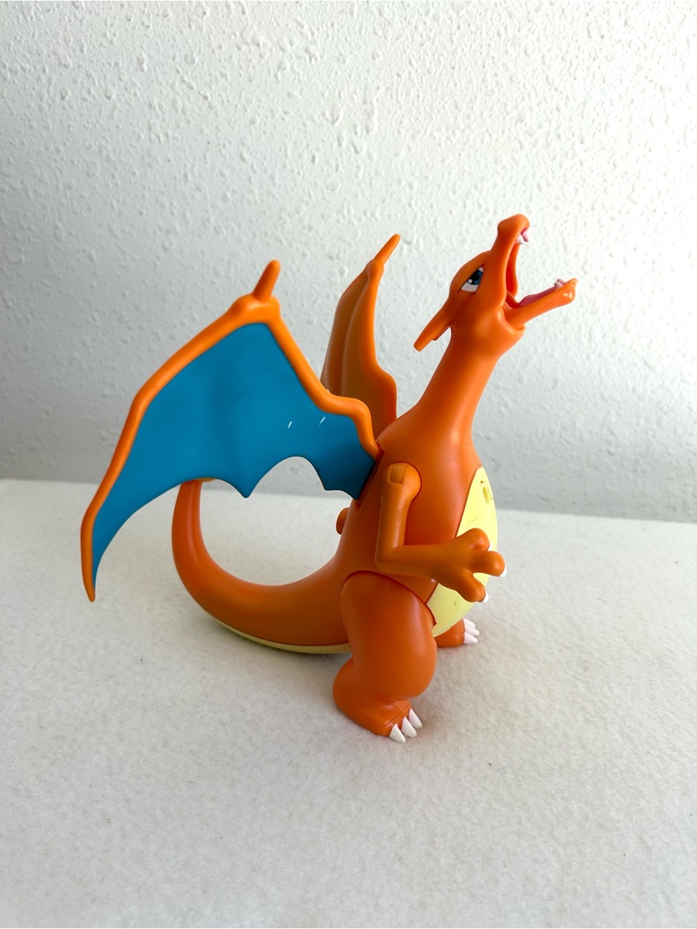 Pokemon Flame & Flight Deluxe Charizard Action Figure Jazwares Tested Working